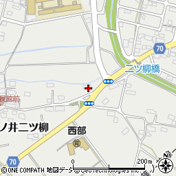 長野県長野市篠ノ井二ツ柳597周辺の地図