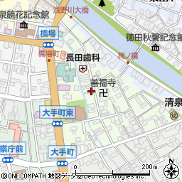 石川県金沢市橋場町5-18周辺の地図