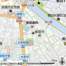 石川県金沢市橋場町5-16周辺の地図
