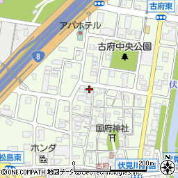 石川県金沢市古府2丁目周辺の地図