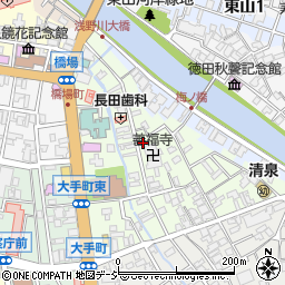 石川県金沢市橋場町8-9周辺の地図