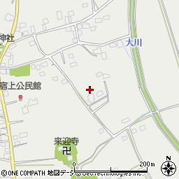 栃木県芳賀郡芳賀町稲毛田周辺の地図