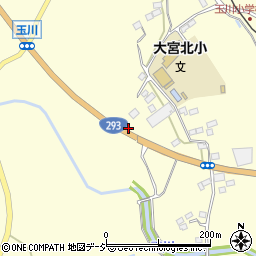 茨城県常陸大宮市東野3167周辺の地図