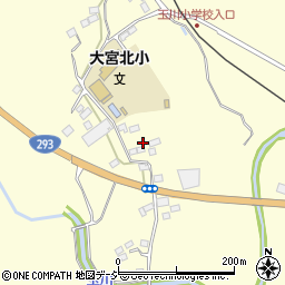 茨城県常陸大宮市東野3343周辺の地図