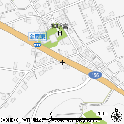 富山県砺波市庄川町金屋620周辺の地図