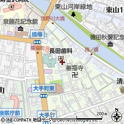 石川県金沢市橋場町5-13周辺の地図