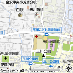金沢市立中央小学校周辺の地図