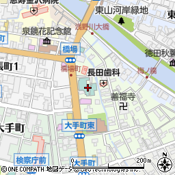 石川県金沢市橋場町2-23周辺の地図