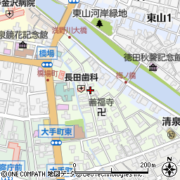 石川県金沢市橋場町9周辺の地図