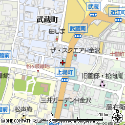 ホテルリソルトリニティ金沢周辺の地図