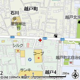 極濃湯麺 フタツメ 越戸店周辺の地図