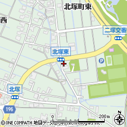 北塚町小緑地周辺の地図