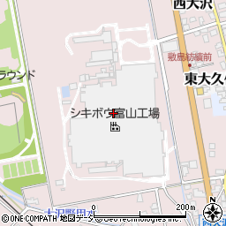 シキボウ富山工場周辺の地図