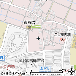 石川県金沢市豊穂町77周辺の地図