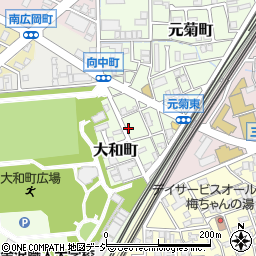 ＊月極:金沢市元菊町2駐車場周辺の地図
