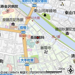 石川県金沢市橋場町5-9周辺の地図