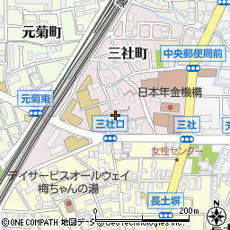 石川県金沢市三社町9周辺の地図