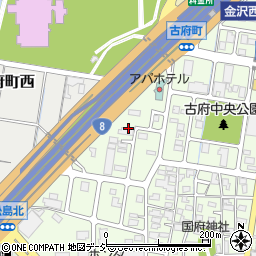 赤帽石川県軽自動車運送協組本部集配センター周辺の地図