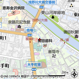 石川県金沢市橋場町3-5周辺の地図