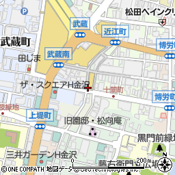 金沢カレー研究工房　近江町市場店周辺の地図