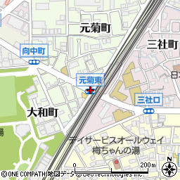 元菊東周辺の地図