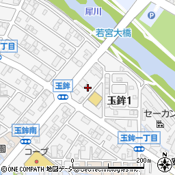 石川県金沢市玉鉾1丁目321周辺の地図