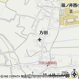 長野県長野市篠ノ井二ツ柳413周辺の地図