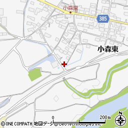 長野県長野市篠ノ井小森1153周辺の地図