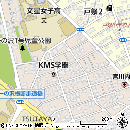 栃木県宇都宮市北一の沢町周辺の地図