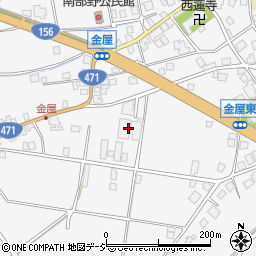 富山県砺波市庄川町金屋周辺の地図