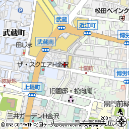 奥野菓子舗近江町店周辺の地図