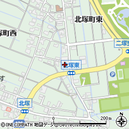 ローソン金沢北塚町店周辺の地図