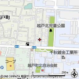 栃木県宇都宮市越戸町30-35周辺の地図