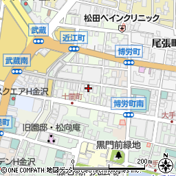 金沢中央信用組合本店営業部周辺の地図
