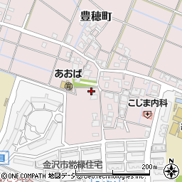 石川県金沢市豊穂町80周辺の地図