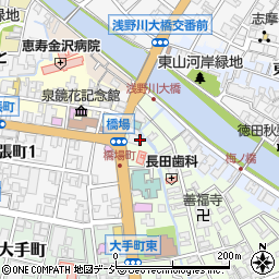 石川県金沢市橋場町3周辺の地図