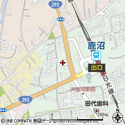 栃木県鹿沼市上野町122周辺の地図