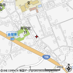 富山県砺波市庄川町金屋1270周辺の地図