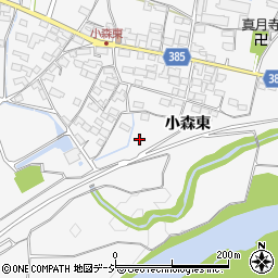 長野県長野市篠ノ井小森1162周辺の地図