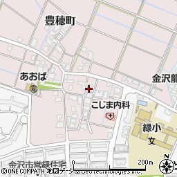 石川県金沢市豊穂町38周辺の地図