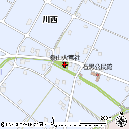 桑山火宮社周辺の地図