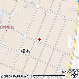 富山県南砺市松木周辺の地図