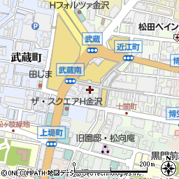 近江町食堂 金沢周辺の地図