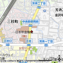 名鉄協商金沢芳斉１丁目第３駐車場周辺の地図