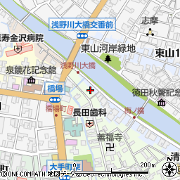 石川県金沢市橋場町4-2周辺の地図