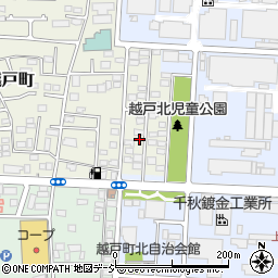 栃木県宇都宮市越戸町30-33周辺の地図