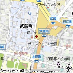 石川県金沢市武蔵町14-3周辺の地図