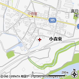 長野県長野市篠ノ井小森1146周辺の地図