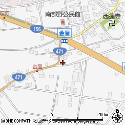 富山県砺波市庄川町金屋2020周辺の地図