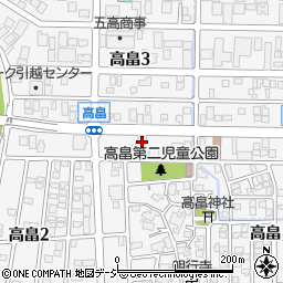 コスモ金沢西インターＳＳ周辺の地図